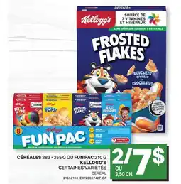 L'Intermarché CÉRÉALES, 283-355 G OU FUN PAC, 210 G | CEREAL offer