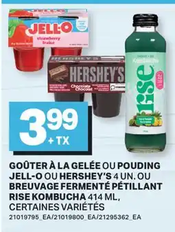 L'Intermarché GOÛTER À LA GELÉE OU POUDING OU, 4 UN. OU BREUVAGE FERMENTÉ PÉTILLANT KOMBUCHA offer