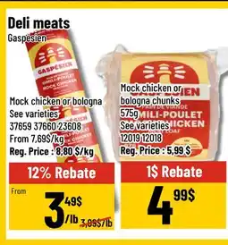 Mayrand Deli meats offer