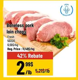 Mayrand Boneless Pork Loin Chops 160 g x9 offer