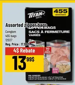 Mayrand Assorted zipper bags 455 un offer