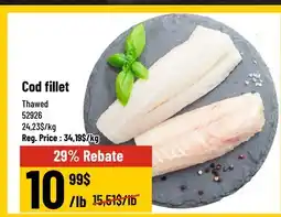 Mayrand Thawed Cod Fillet offer