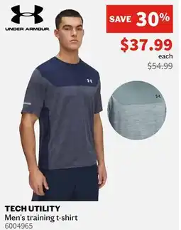 Sports Experts UNDER ARMOUR TECH UTILITY Men's training t-shirt offer