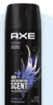Walmart AXE spray or deodorant offer