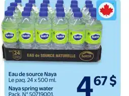 Walmart Naya spring water offer