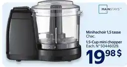 Walmart Minihachoir 1,5 tasse offer