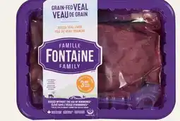 Avril Foie de veau de grain tranché frais Famille Fontaine offer