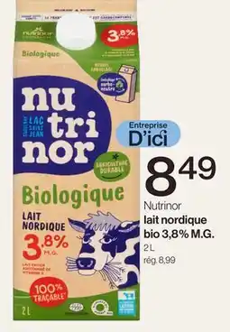 Avril Lait nordique bio 3,8 % M.G offer