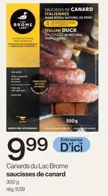 Avril Saucisses de canard offer