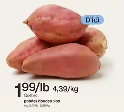 Avril patates douces bios offer