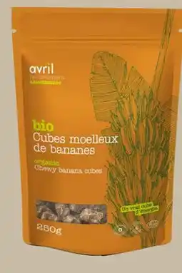 Avril Cubes moelleux de bananes bios offer