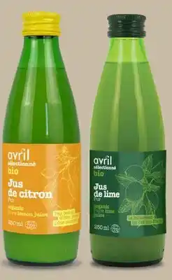 Avril Citron ou de lime bios offer