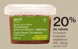 Avril Sauce bolognaise végétalienne offer