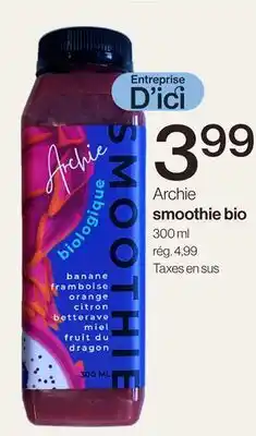 Avril smoothie bio offer