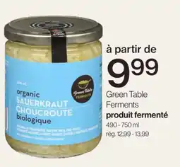 Avril Green Table Ferments offer