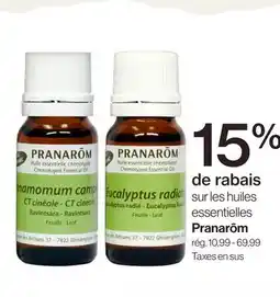 Avril Huiles essentielles offer