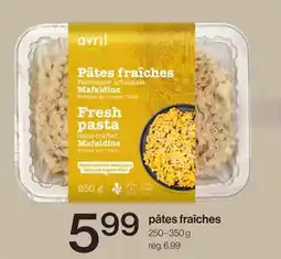 Avril Pâtes fraîches offer