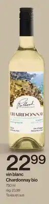 Avril vin blanc Chardonnay bio offer