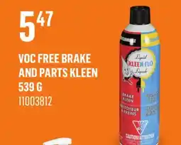 Canac VOC Free Brake and Parts Kleen 539g offer