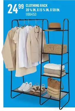 Canac Clothing Rack 39 3/8 in. x 15 3/4 in. x 59 in offer