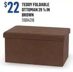 Canac Teddy Foldable Ottoman 29 7/8 in offer