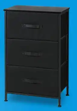 Canac 3-Drawer Storage Unit Black offer