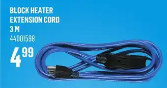 Canac Block Heater Extension Cord 3 m offer