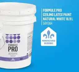 Canac Formule Pro Ceiling Interior Latex Paint Natural White offer