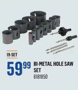 Canac Bi-Metal Hole Saw Set offer