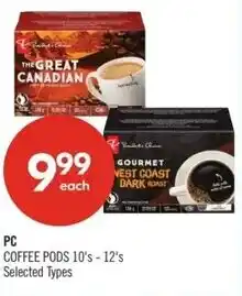 Shoppers Drug Mart PC coffee pods offer