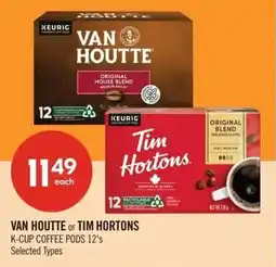 Shoppers Drug Mart Van houtte or tim hortons offer