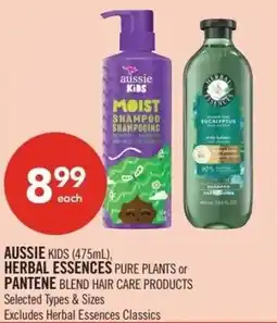 Shoppers Drug Mart Aussie kids, herbal essences or pantene offer