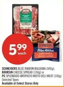 Shoppers Drug Mart Schneiders, boursin or PC offer