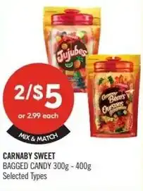 Shoppers Drug Mart Carnaby sweet offer