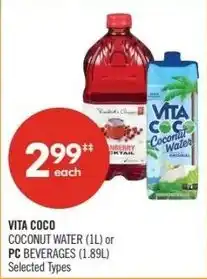 Shoppers Drug Mart Vita coco offer