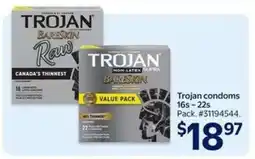 Walmart Trojan condoms 16s – 22s offer