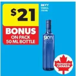 Real Canadian Liquorstore SKYY Vodka offer