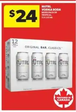 Real Canadian Liquorstore NUTRL Vodka Soda offer