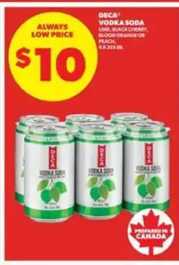 Real Canadian Liquorstore DECA Vodka Soda offer