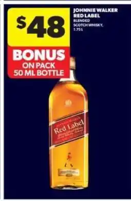 Real Canadian Liquorstore Johnnie Walker Red Label offer