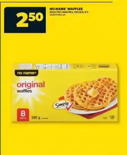 Real Canadian Superstore NO NAME WAFFLES offer