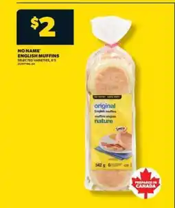 Real Canadian Superstore NO NAME ENGLISH MUFFINS offer
