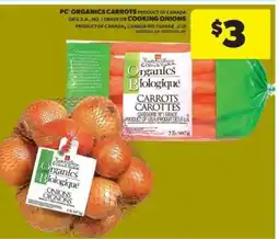 Real Canadian Superstore PC Organics Carrots and Cooking Onions offer