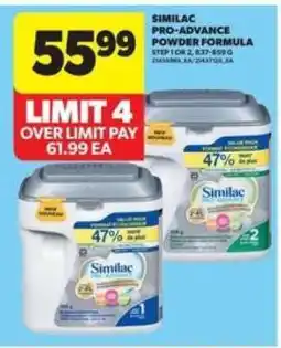 Real Canadian Superstore SIMILAC PRO-ADVANCE POWDER FORMULA offer