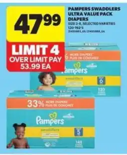 Real Canadian Superstore Pampers Swaddlers Ultra Value Pack Diapers offer