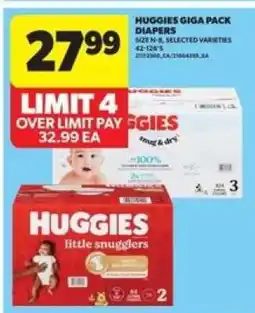 Real Canadian Superstore Huggies Giga Pack Diapers offer
