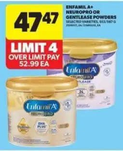 Real Canadian Superstore Enfamil A+ NeuroPro or Gentlease Powders offer