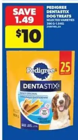 Real Canadian Superstore PEDIGREE DENTASTIX DOG TREATS offer