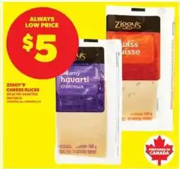 Real Canadian Superstore Ziggy's Cheese Slices offer