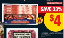 No Frills SCHNEIDERS – Maple Leaf Bacon offer